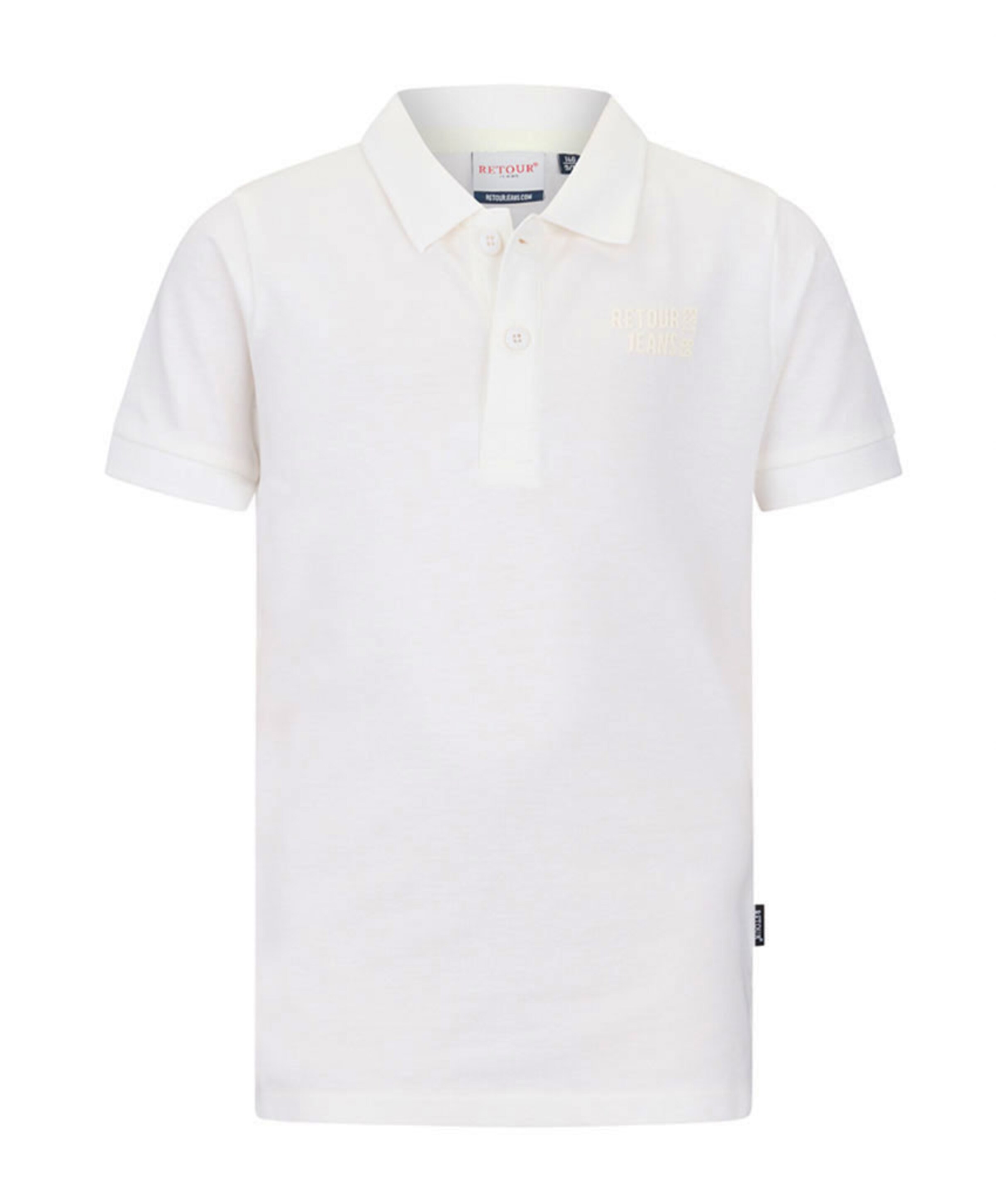 Jongens polo ecru