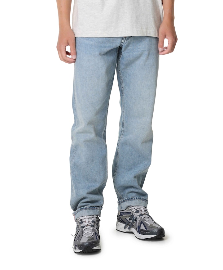 Relaxed leg heren jeans blauw