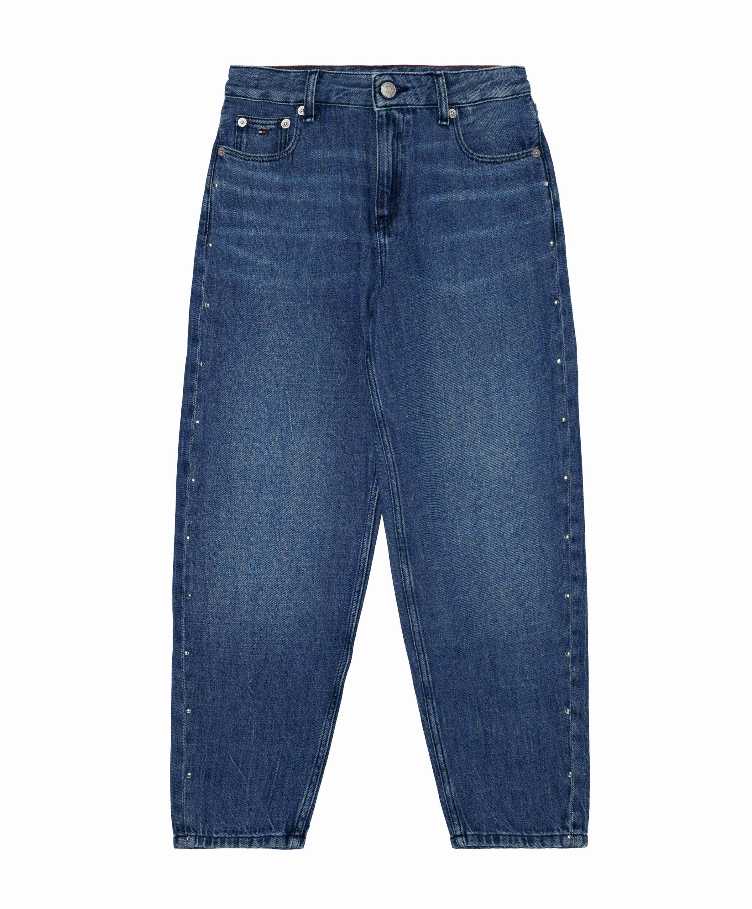 BARREL STUD meisjes broek blauw