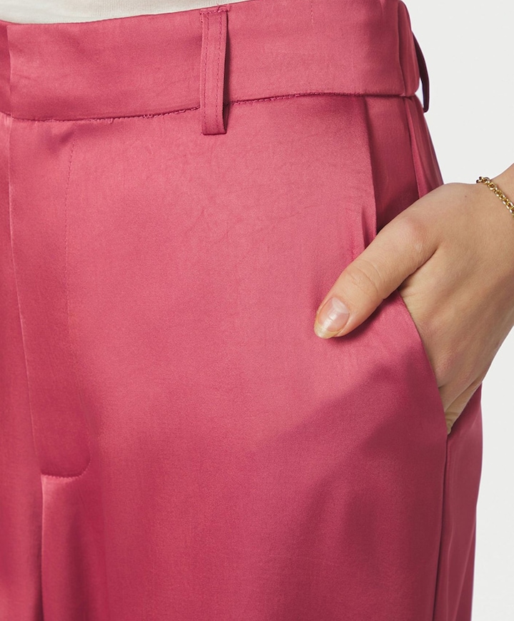 Emmett Heavy Sateen Pants dames broek roze