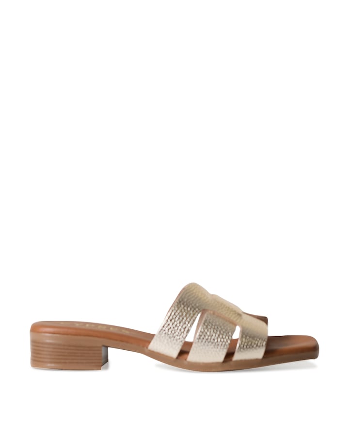 Wohmy dames slippers goud