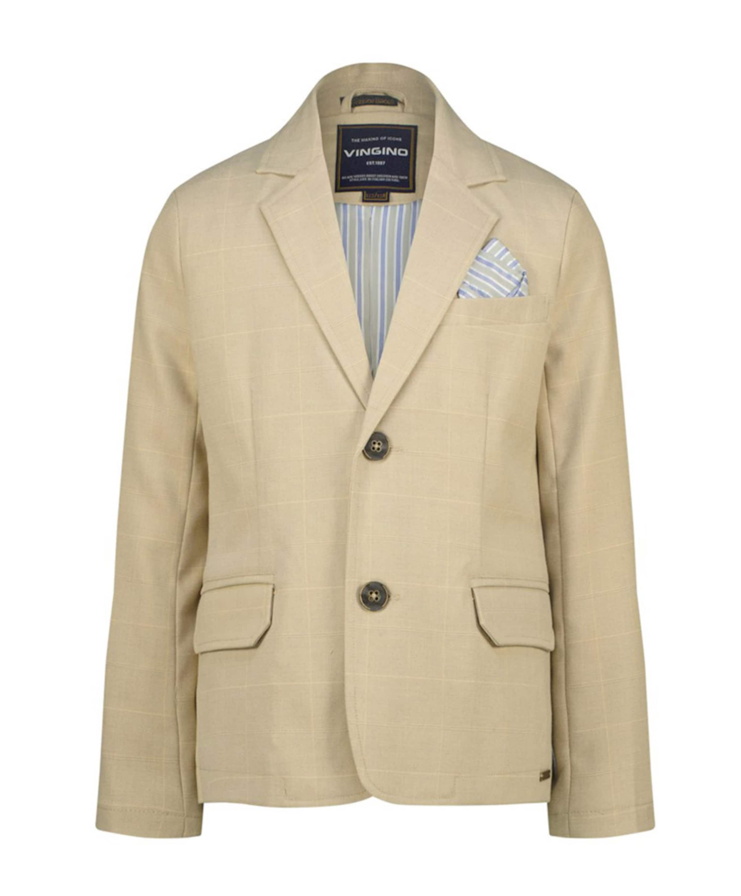 Jongens colbert beige