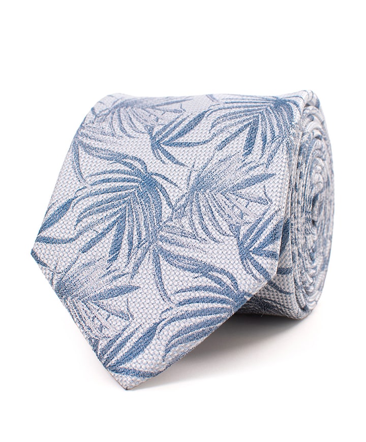 Heren stropdas blauw