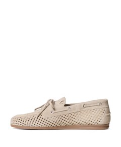 Boat loafer dames beige