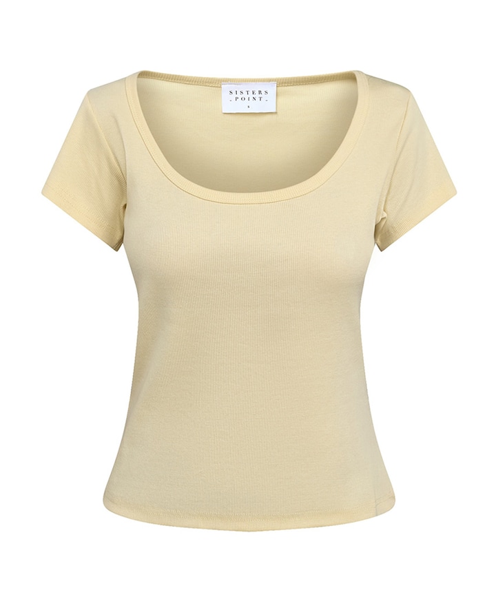 Dames T-shirt geel