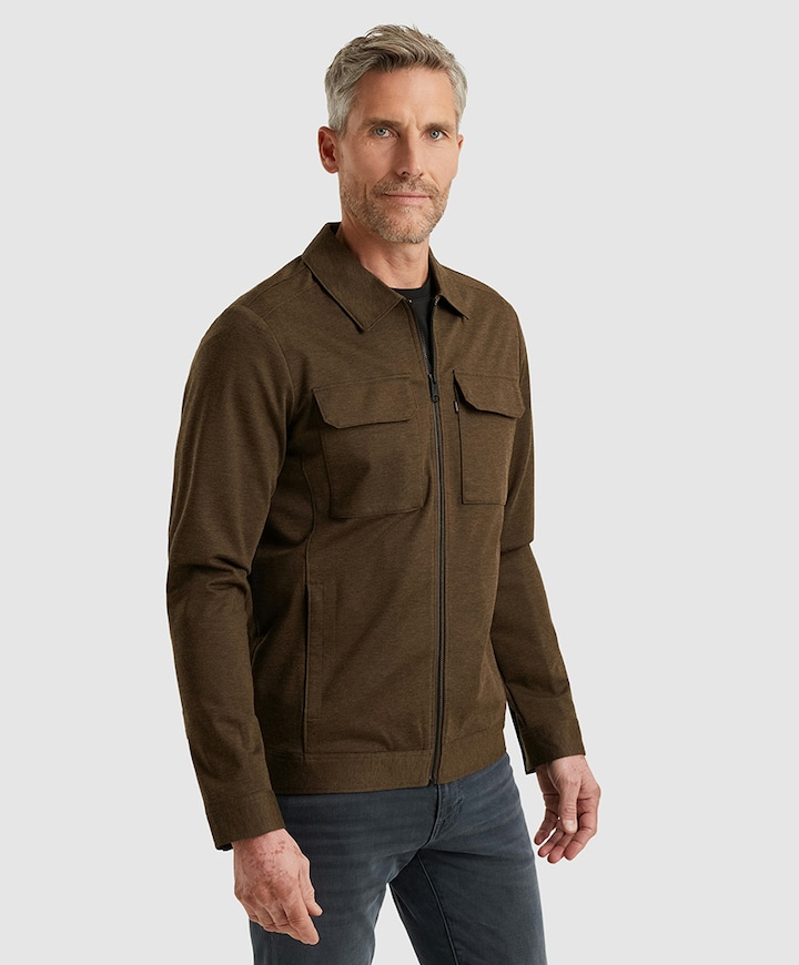 Overshirt bruin