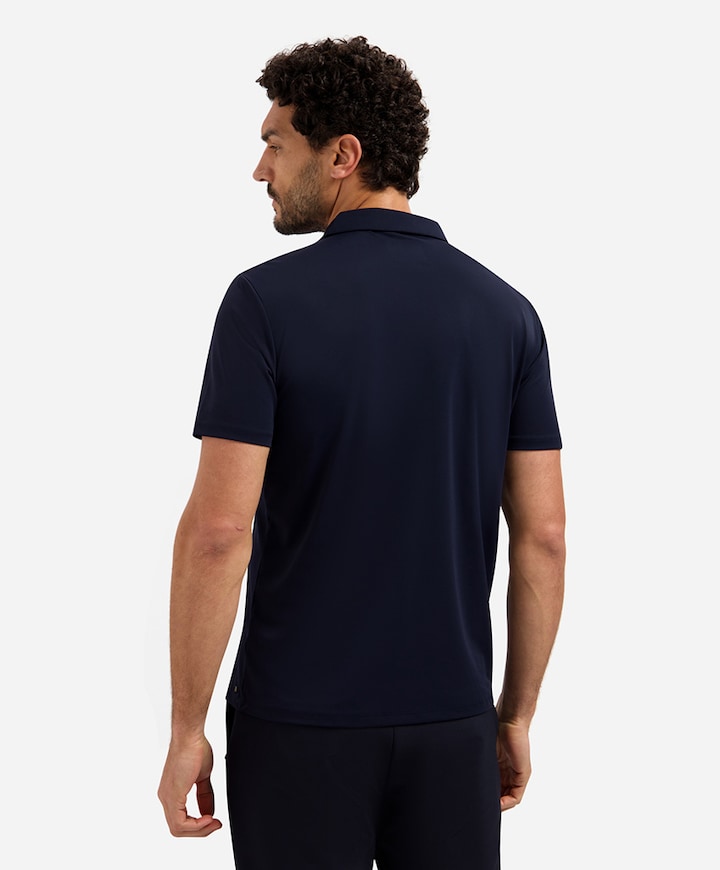 Heren polo blauw