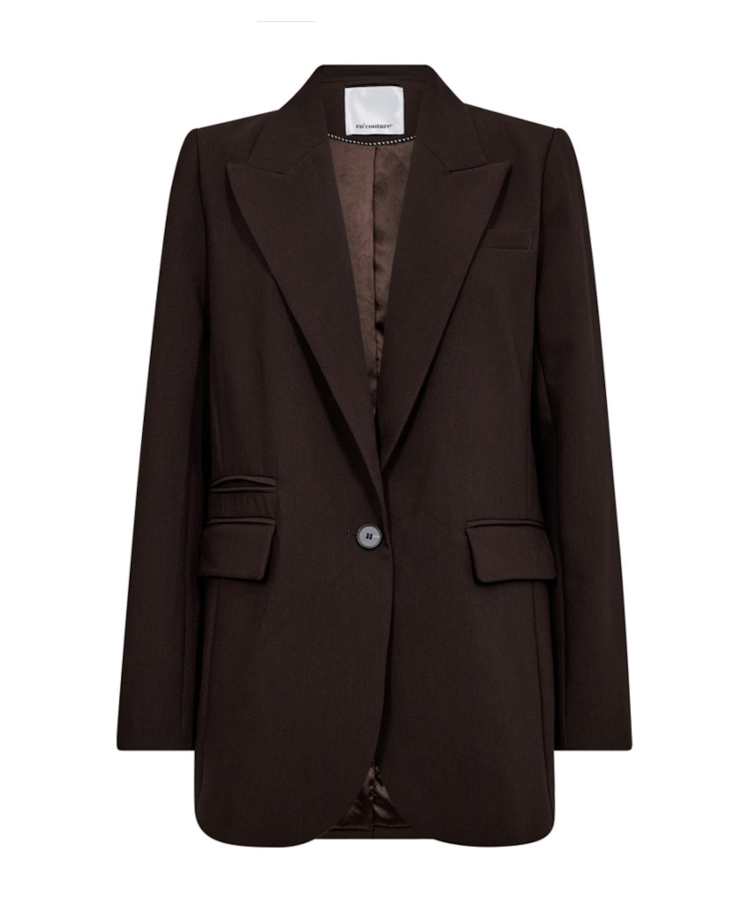 Dames blazer bruin