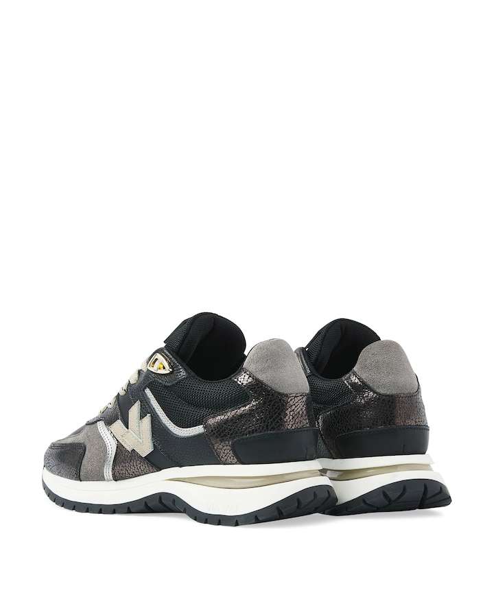 Usher Davina dames sneakers zwart