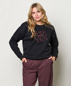 Dames sweater zwart