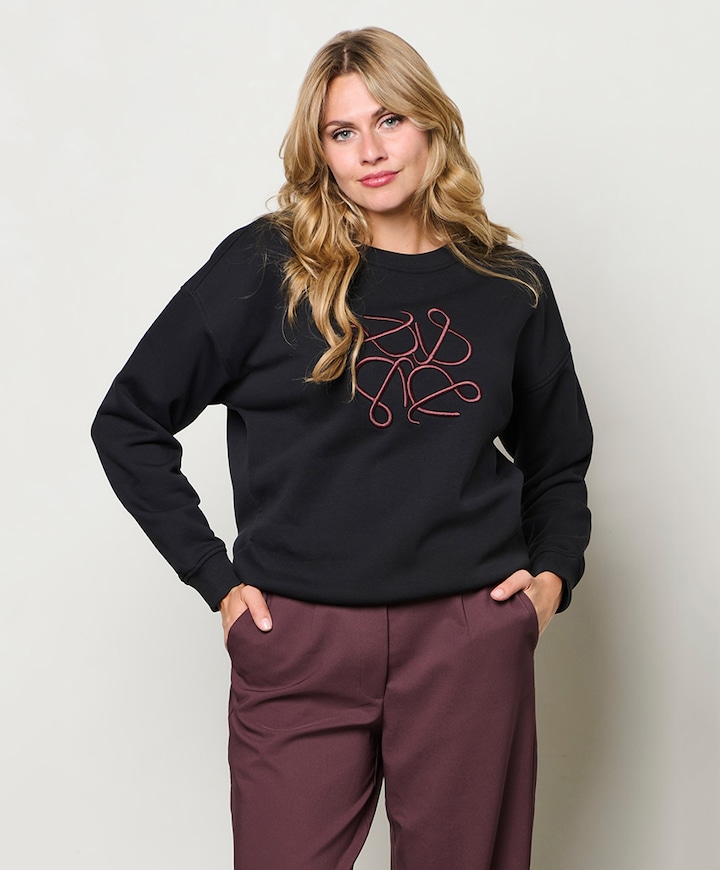 Dames sweater zwart