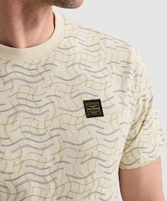 Heren T-shirt ecru