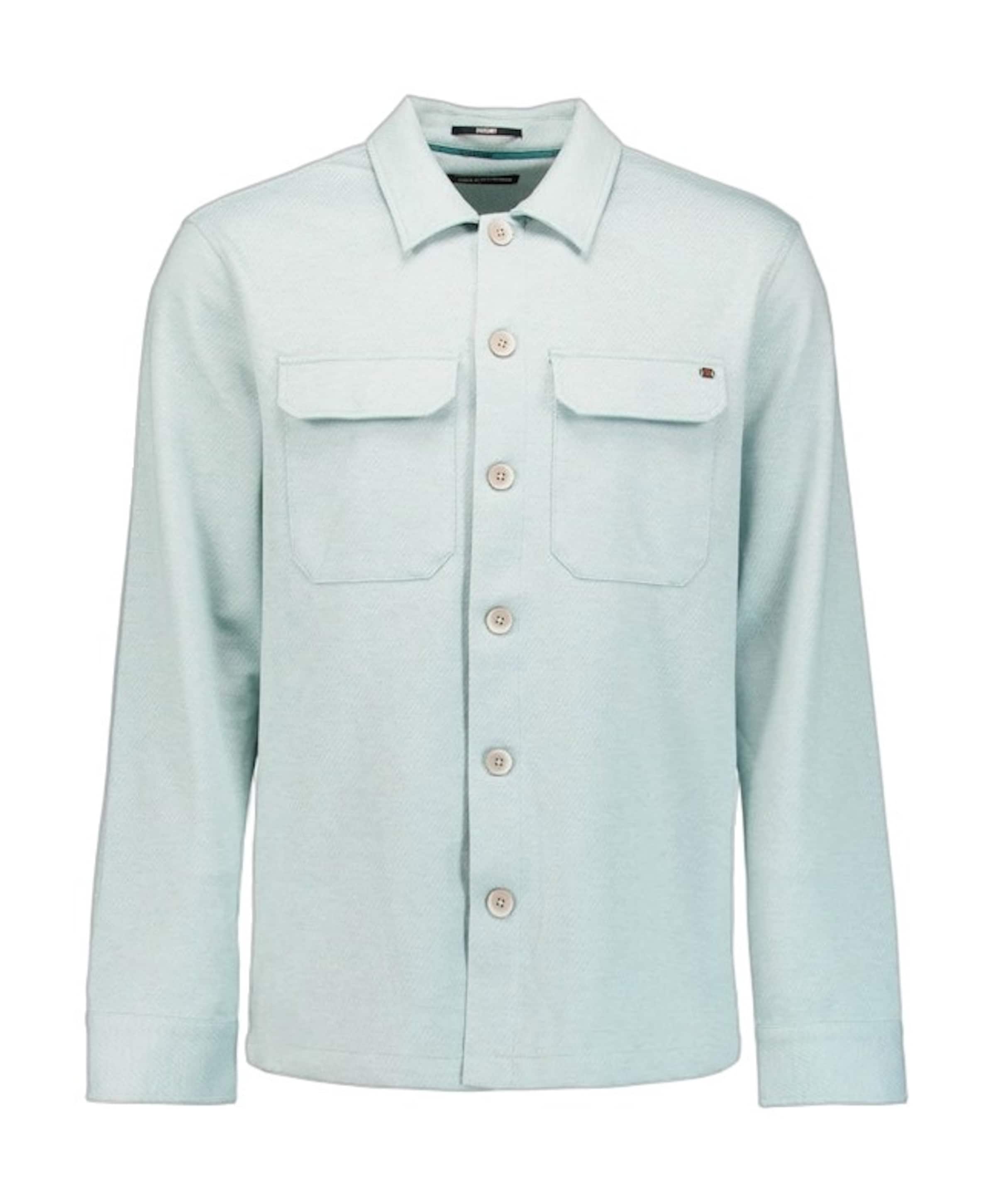 Heren overshirt blauw