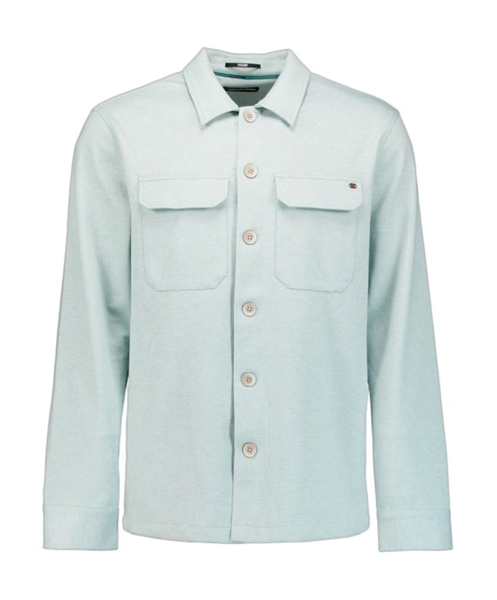 Heren overshirt blauw