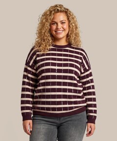 Dames trui bordeaux