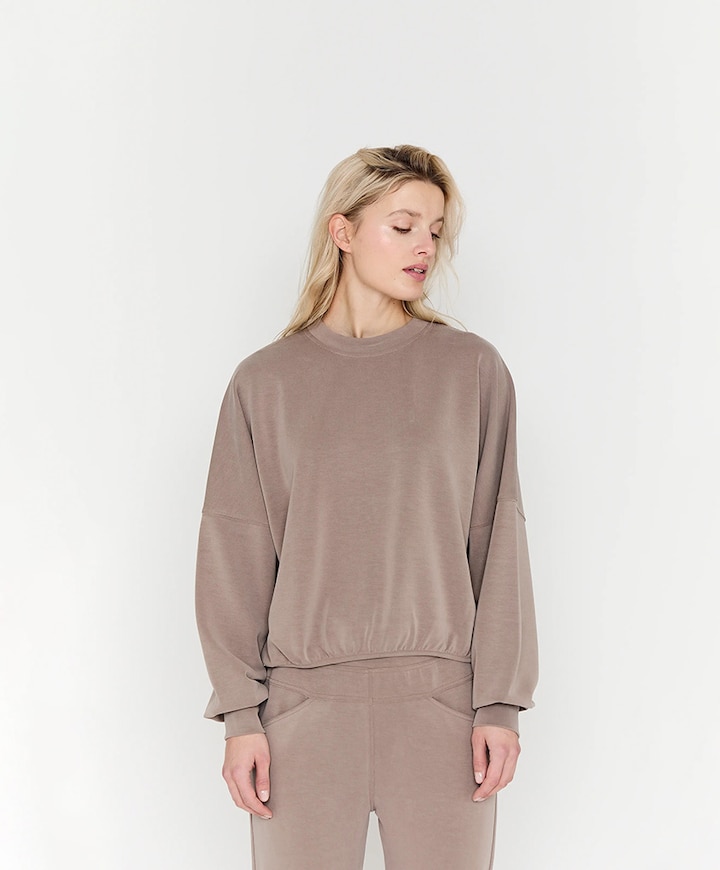 Dames sweater beige