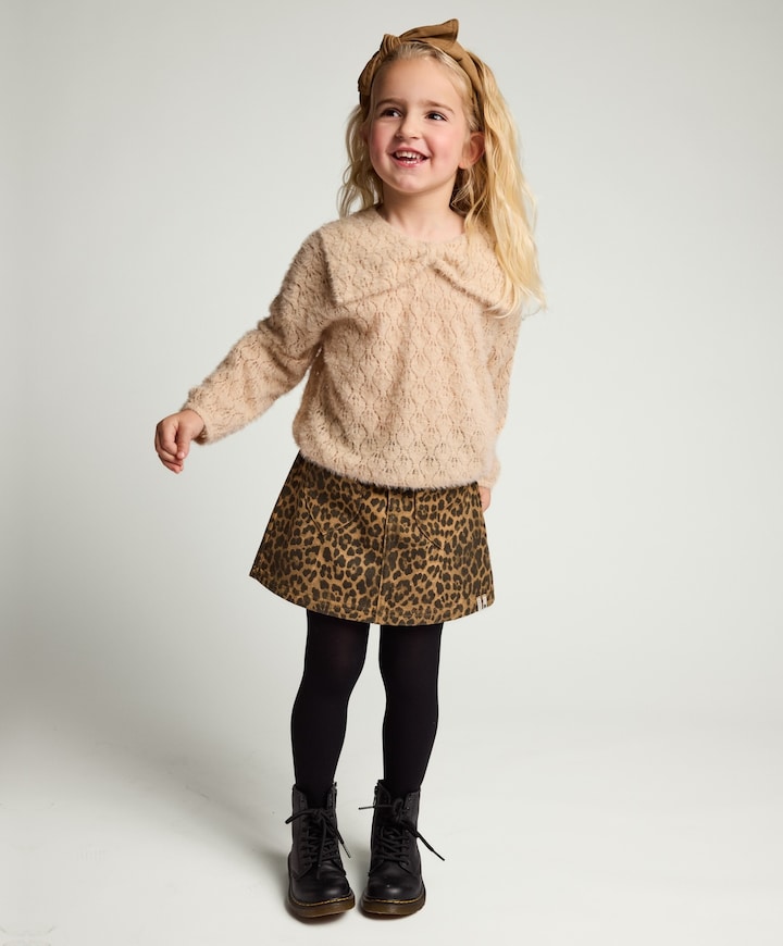 Meisjes rok bruin