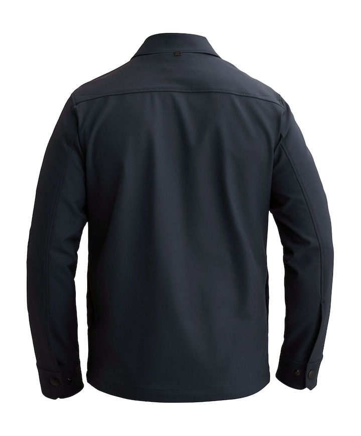Heren overshirt blauw