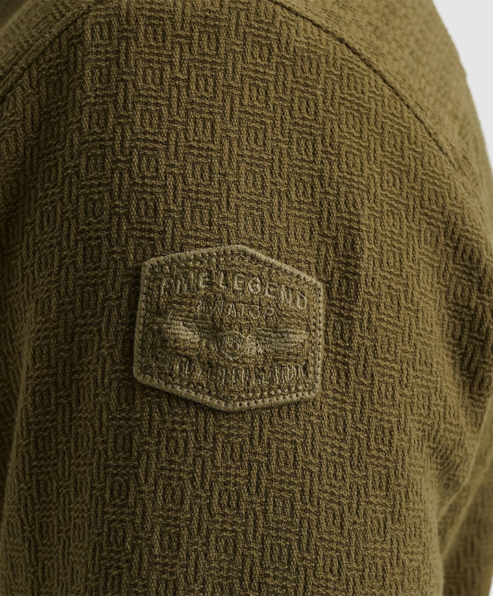 Heren overshirt groen