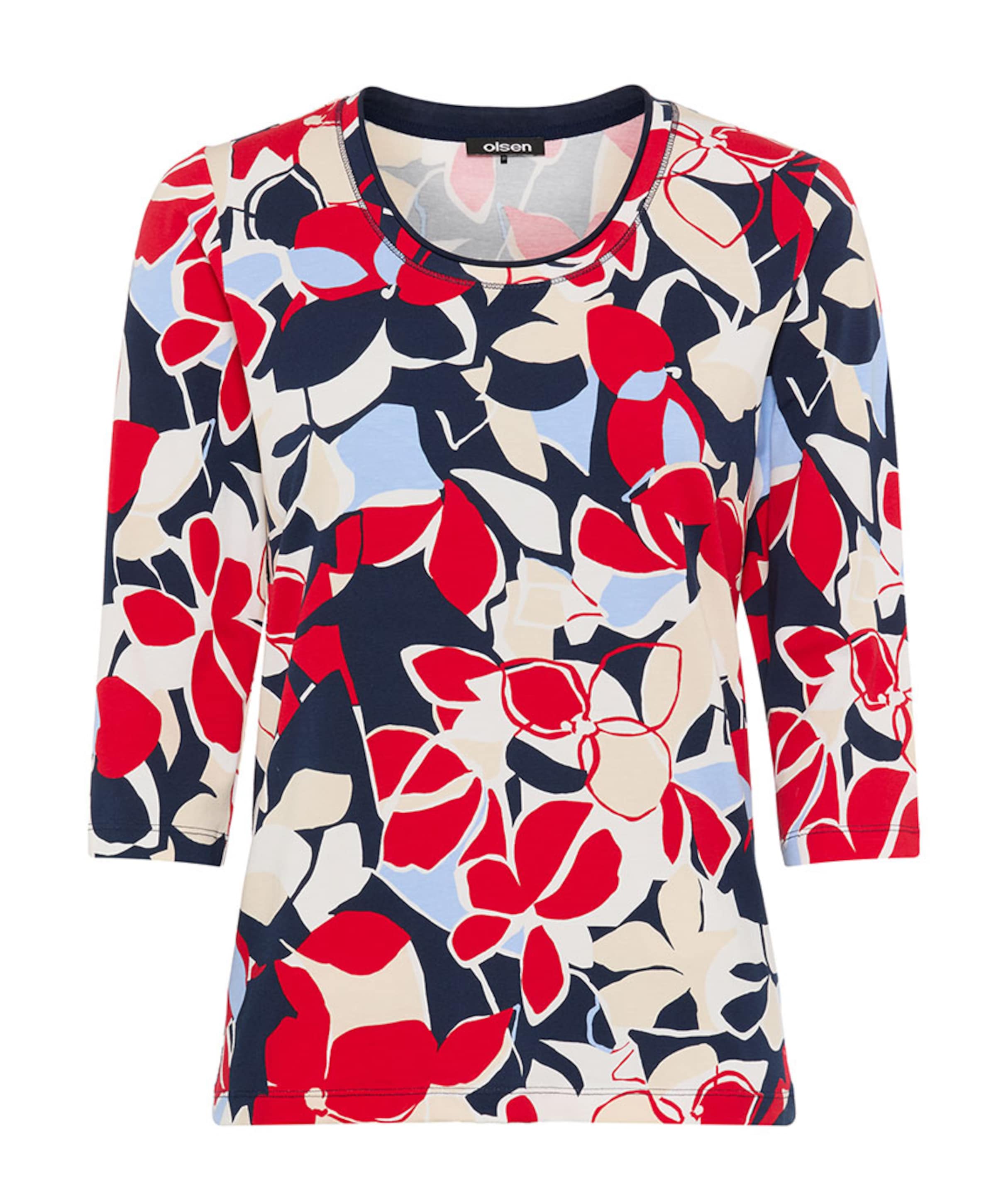 Dames longsleeve rood