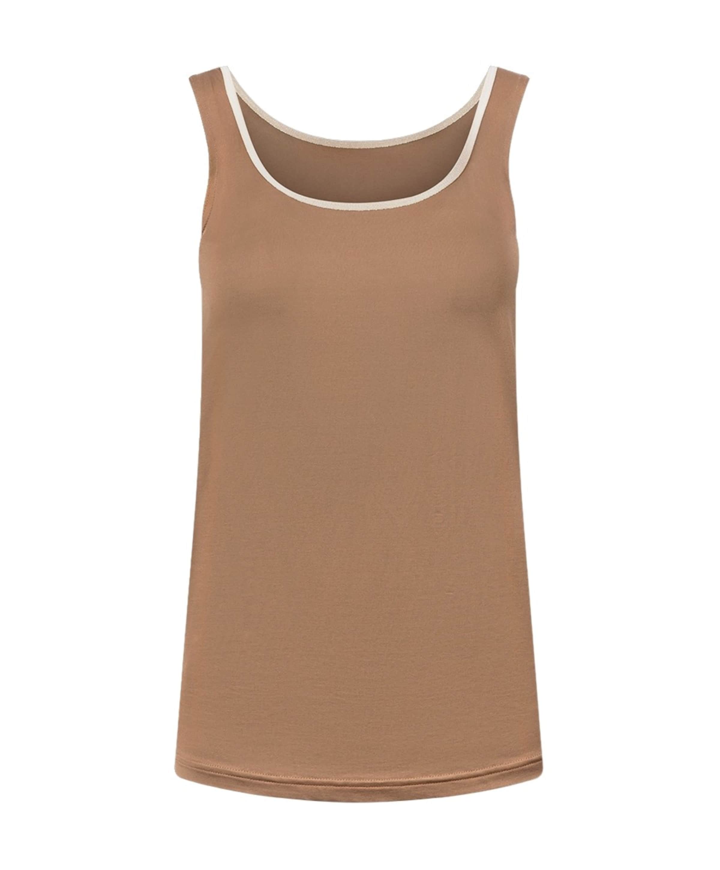 Dames top beige