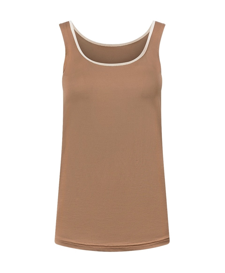 Dames top beige