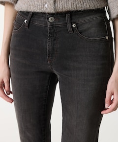 Paris flared dames jeans bruin