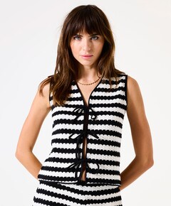 Vest zwart