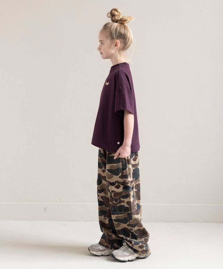 Meisjes T-shirt bordeaux