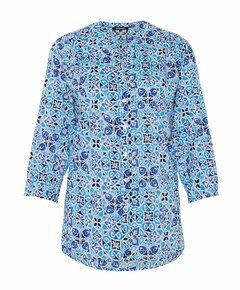 Dames blouse blauw