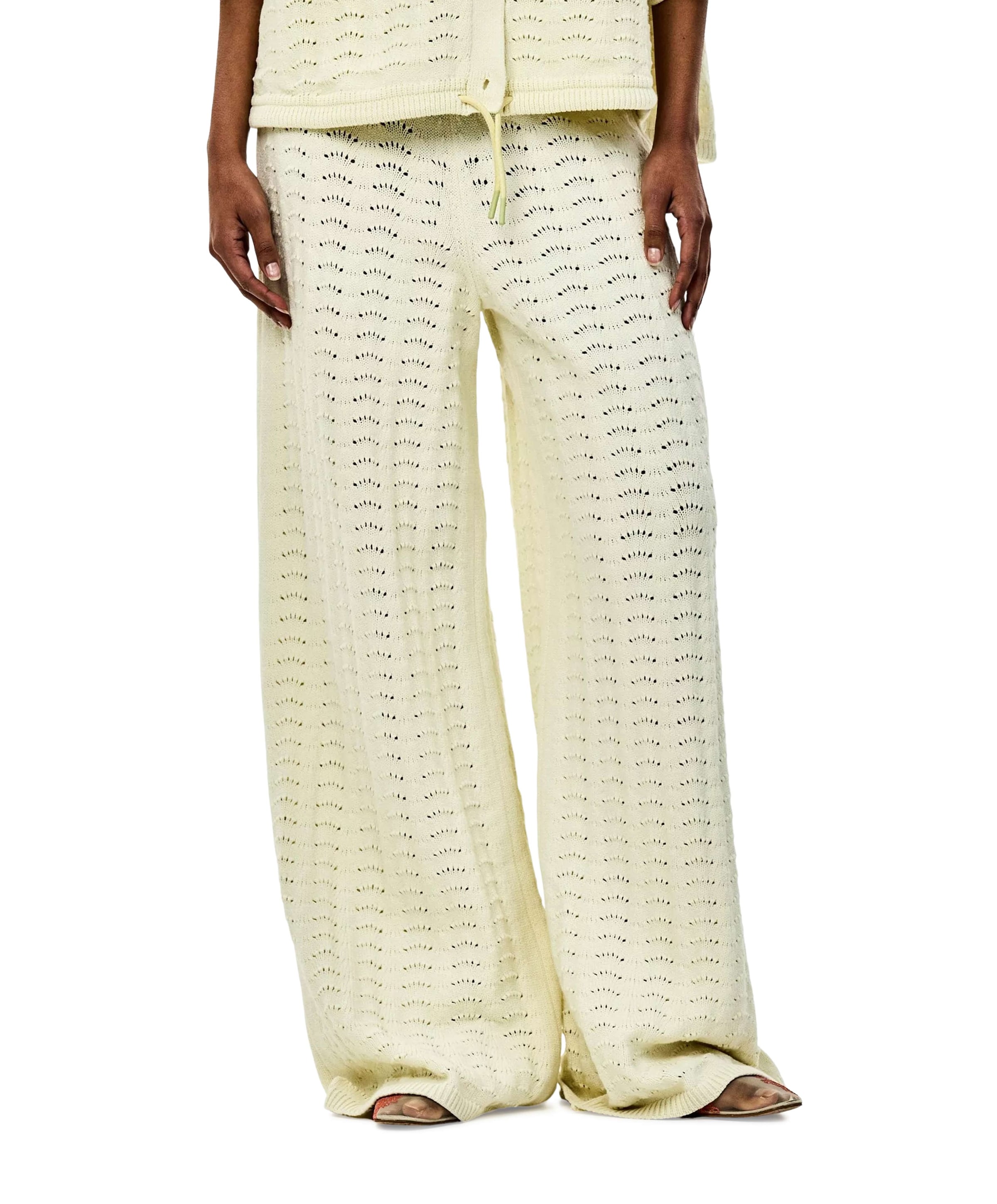 Titus dames broek geel