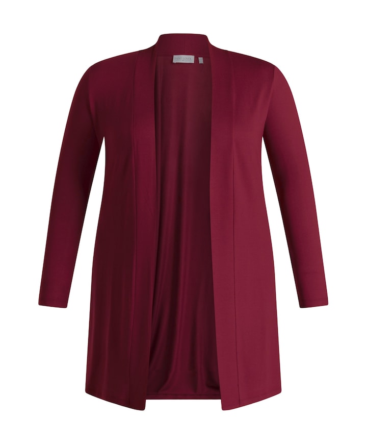 Dames vest bordeaux