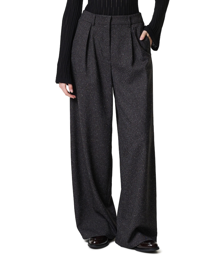 Enola dames broek grijs
