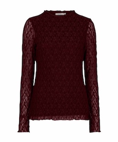 Dames top bordeaux