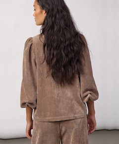 Dames blouse beige