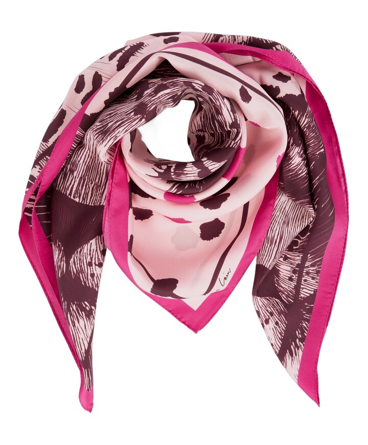 Dames sjaal bordeaux