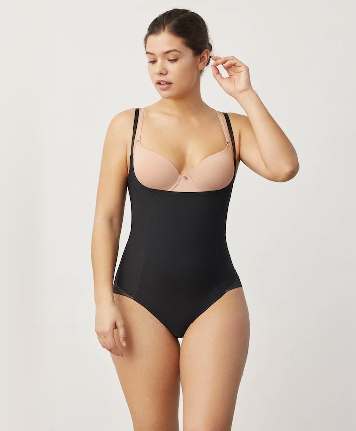 Dames shapewear slip zwart