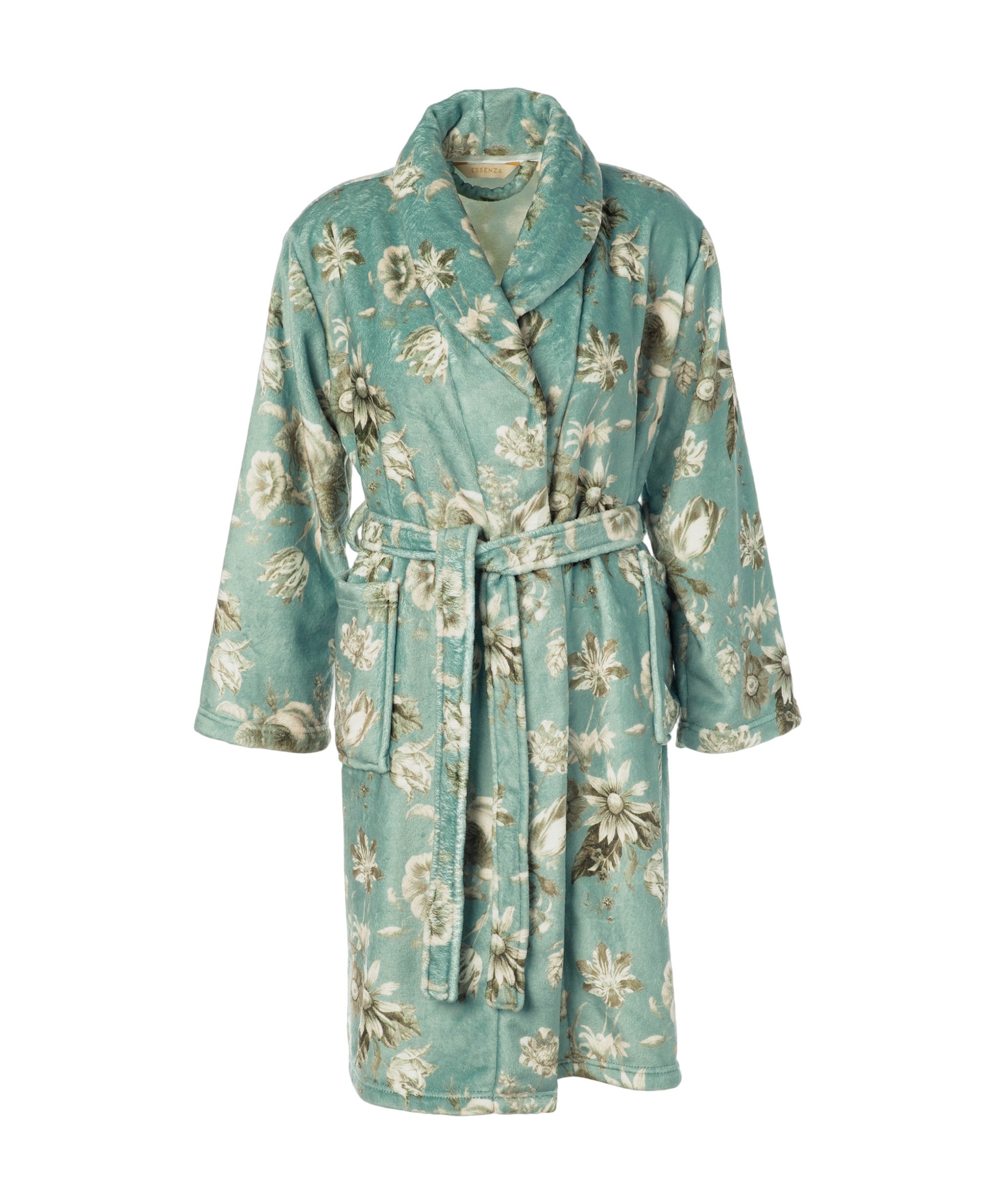 Dames ochtendjas groen