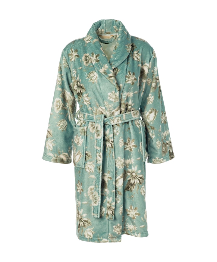 Dames ochtendjas groen