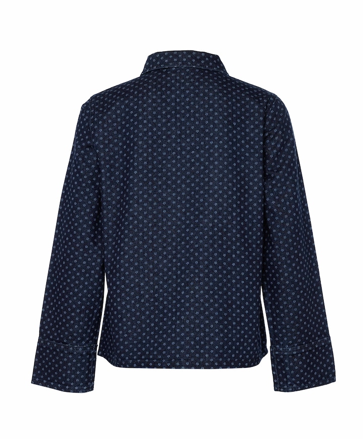 Dames blouse blauw