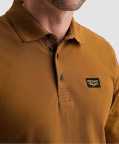 Heren polo bruin