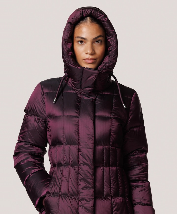 Dames jas bordeaux