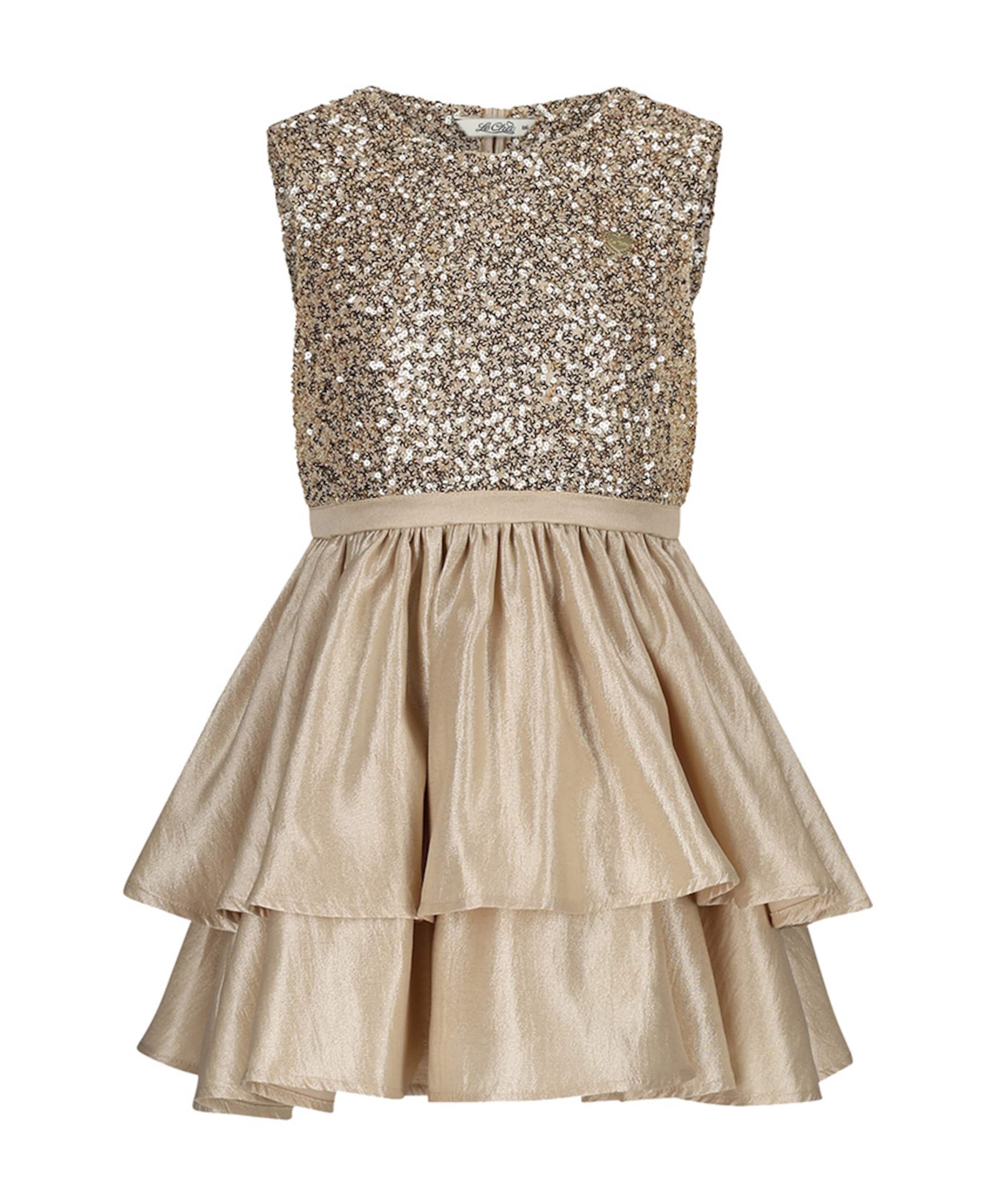 Meisjes jurk goud