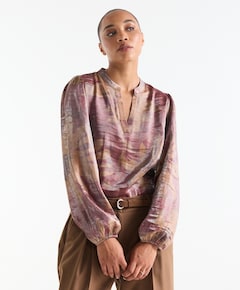Dames blouse brique