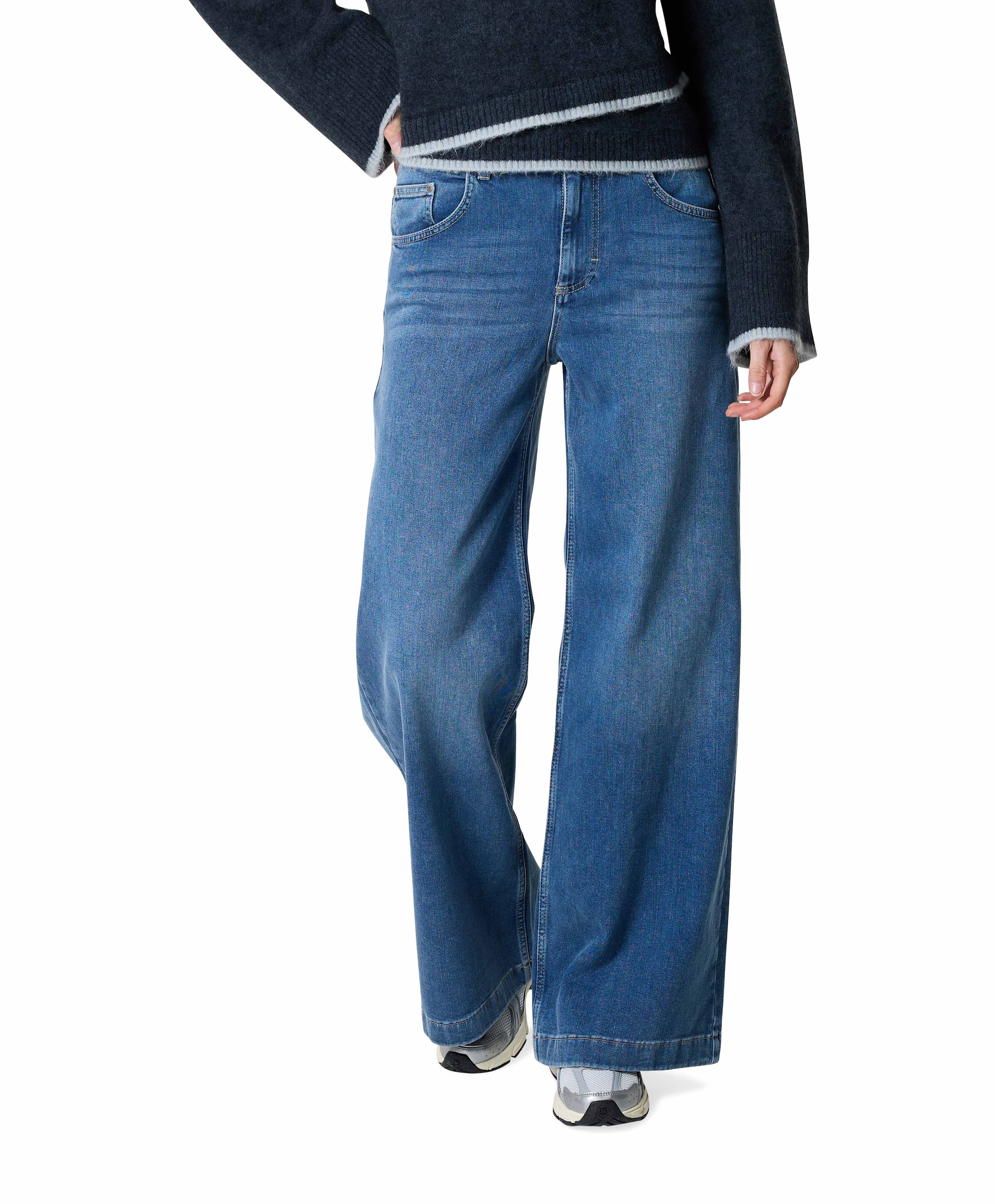 Hw loose wide - L32 broek blauw