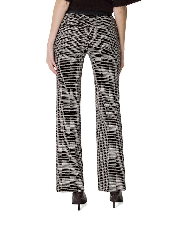 Bootcut Slim dames broek bruin