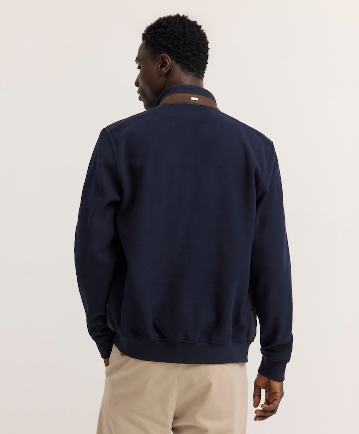 Heren vest blauw