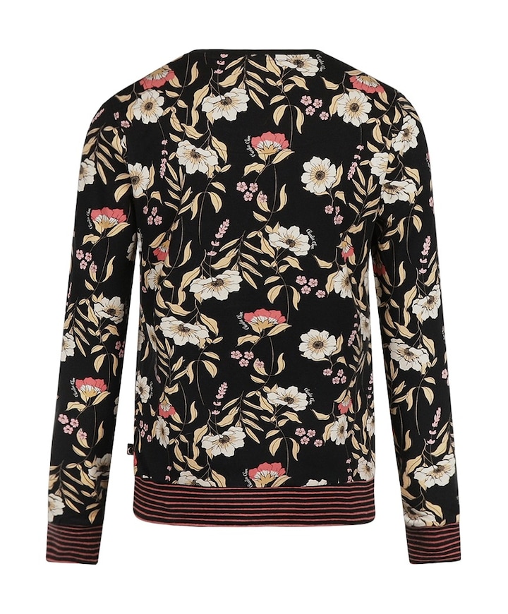 Dames pyjamatop zwart