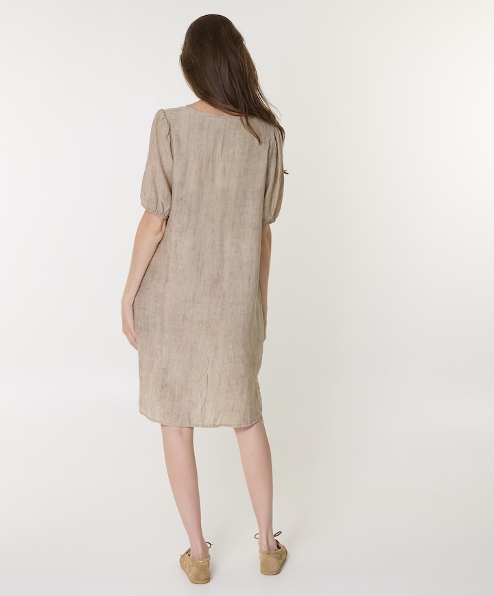 Dames jurk beige