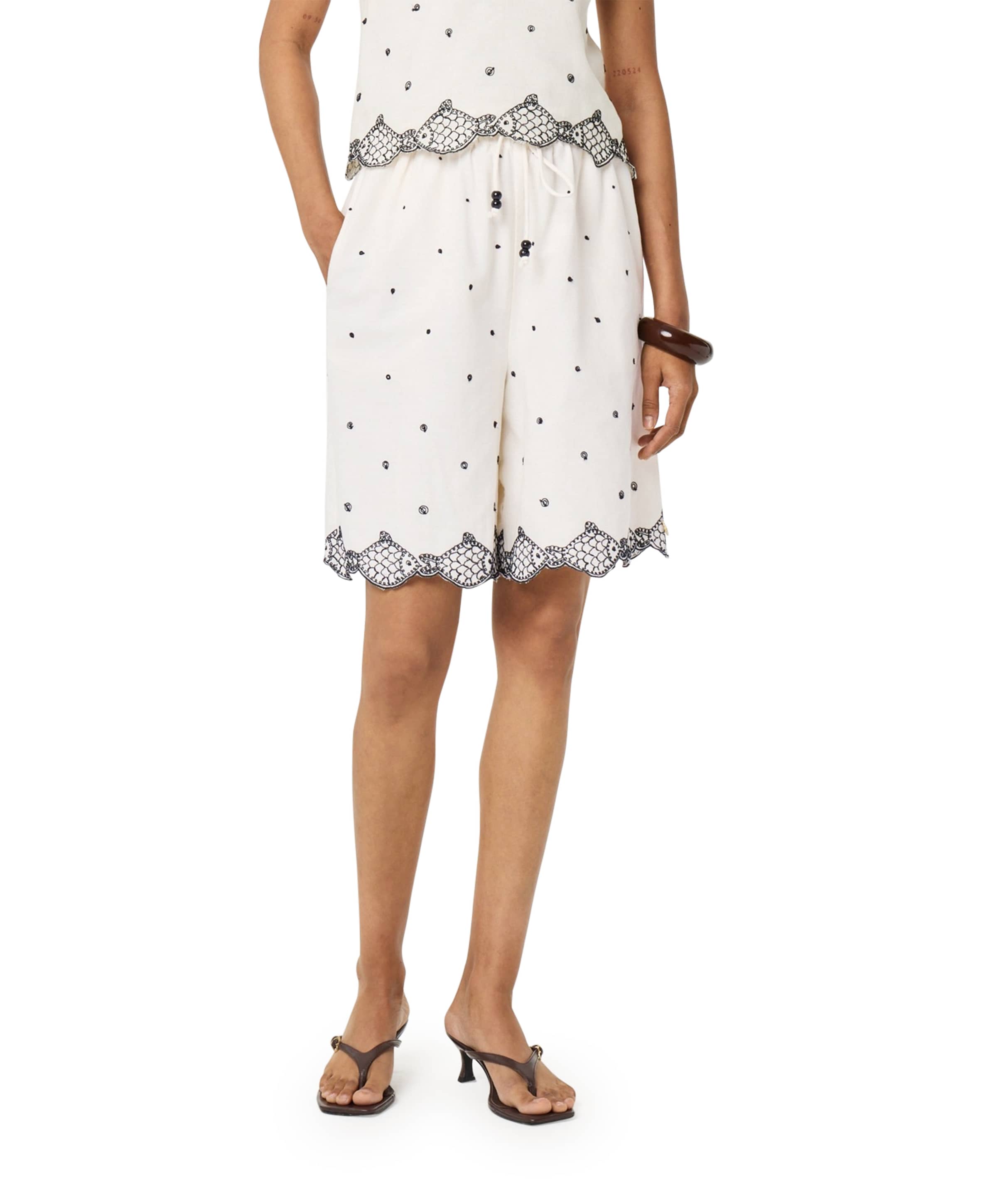 Bohdi dames korte broek ecru